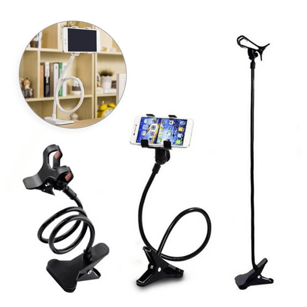 Flexible Snake Mobile Stand | Phone Holder for Desk, Bed & Table (✅ Free Shipping)