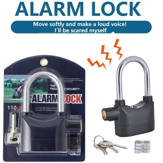 High-Security Gembok Alarm Lock (✅ Free Shipping)