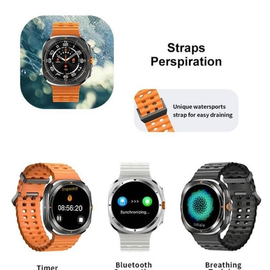 TF7 Ultra Smart Watch | Metal Body, AMOLED Display, Bluetooth Calling, Fitness & Health Tracker