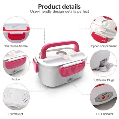 Multi-Functional Stainless Steel Electric Lunch Box