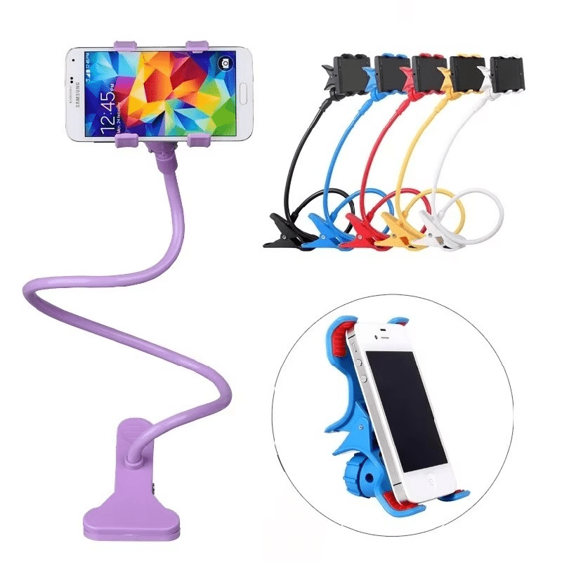 Flexible Snake Mobile Stand | Phone Holder for Desk, Bed & Table (✅ Free Shipping)