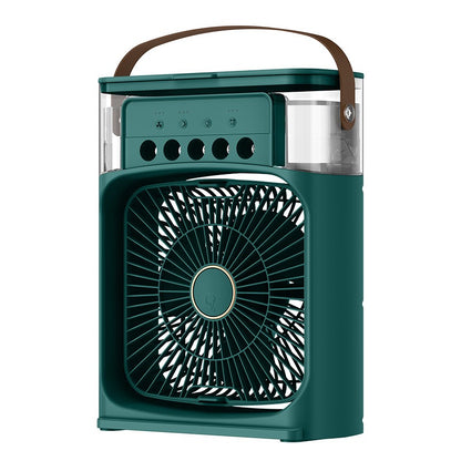 Portable Mini Air Cooler Cooling Mist Fan & Humidifier