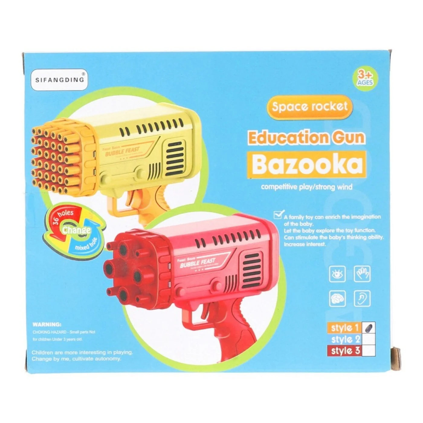 Rechargeable Bubble Blaster Toy for Kids (Water Gun) ✅ Free Shipping