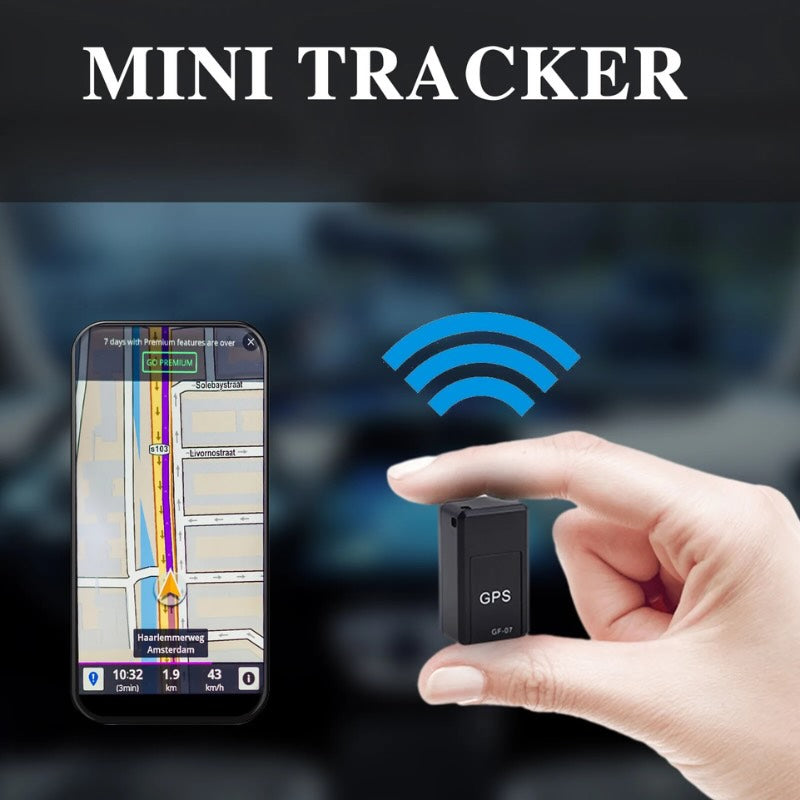 Mini Magnetic GPS Tracker with Real-Time Location