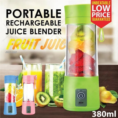 Portable USB Electric Juicer 380ml Rechargeable