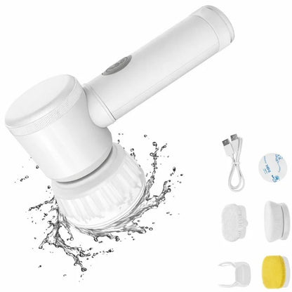 5-in-1 Rechargeable Handheld Electric Scrubber