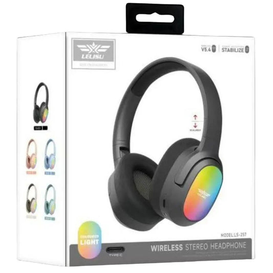 Wireless Stereo Headphones with LED Lights