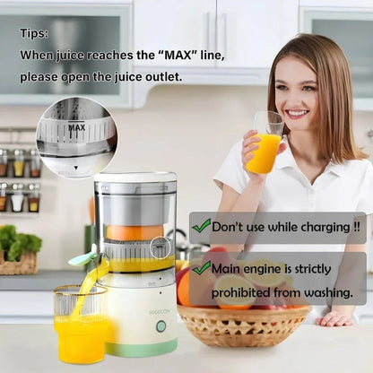 Make Fresh Juice Anywhere in Seconds – Portable Electric Juicer (✅ Free Shipping)