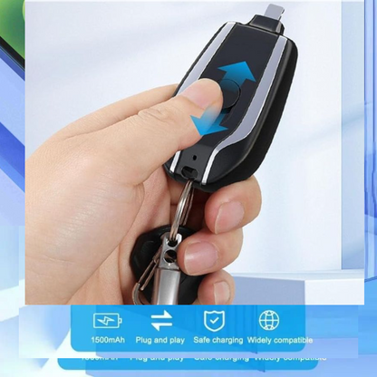 Mini Emergency Keychain Power Bank - Arain Smart Store