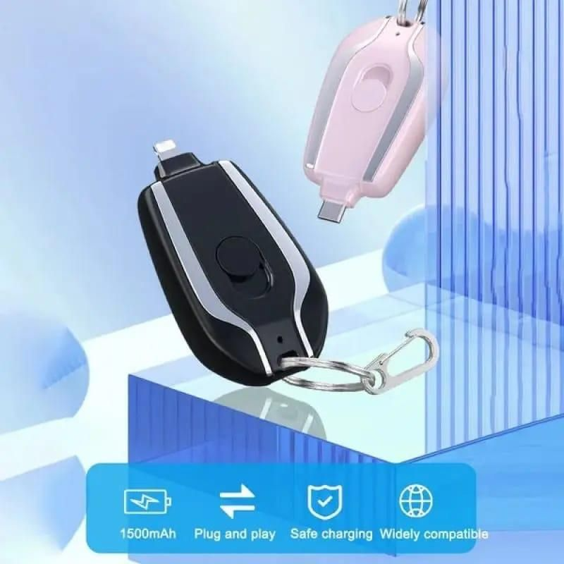 Mini Emergency Keychain Power Bank - Arain Smart Store