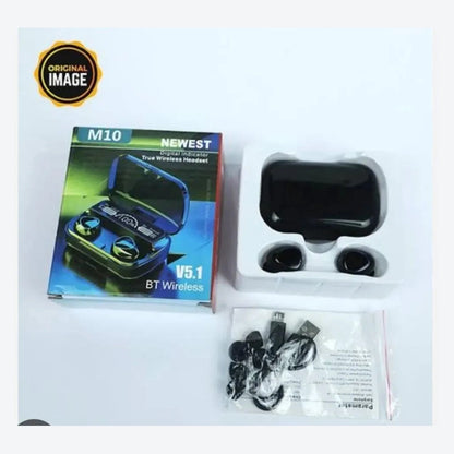 M10 True Wireless Bluetooth Earbuds Black