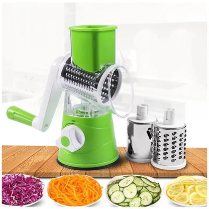 Multi-Functional 3-in-1 Tabletop Drum Grater