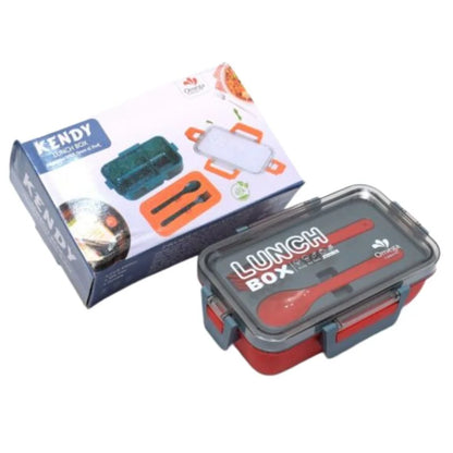 Kendy Lunch Box with Spoon & Fork | School & Office