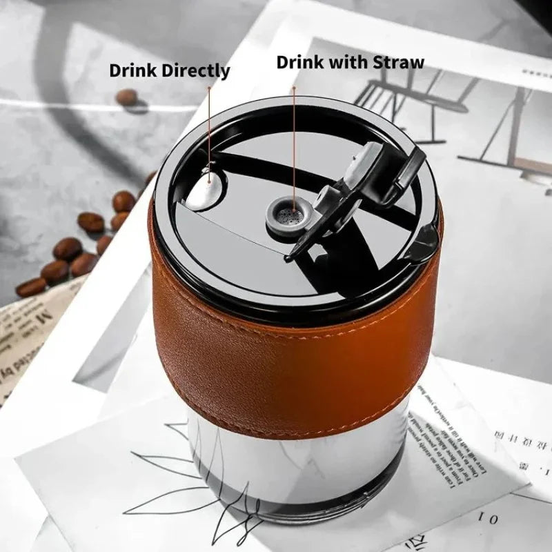 Bamboo Joint Glass Cup with Lid & Straw – 13oz Can-Shaped Tumbler