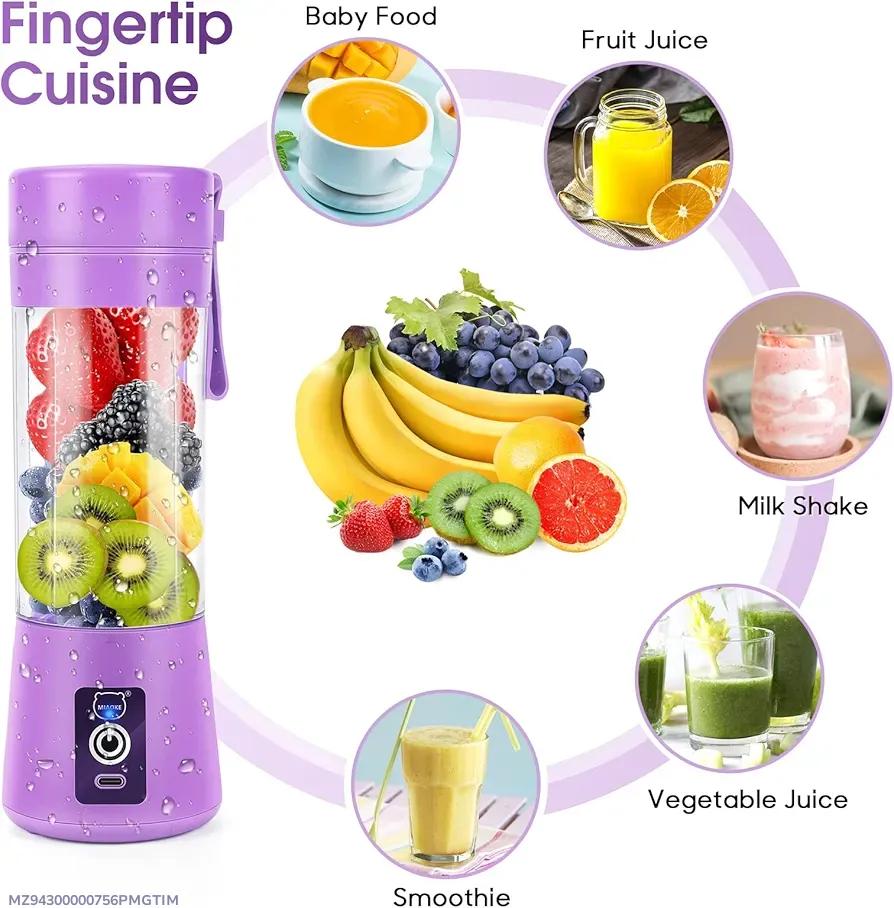 Purple Electric Portable Blender