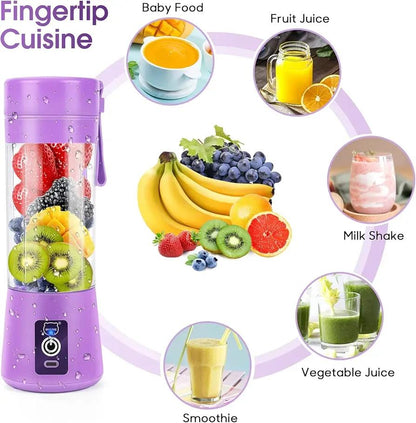 Purple Electric Portable Blender